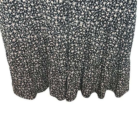 Gilli Black and White Floral Long Sleeve Dress size 1X - Picture 4 of 11